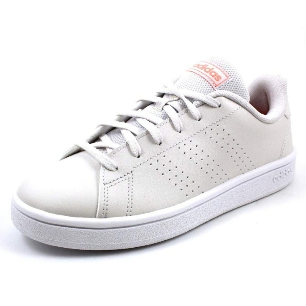 Adidas Cloudfoam Advantage White Pink Sneakers (size 6.5)